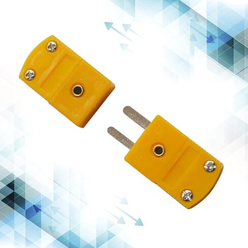 10pcs K-Type Male Female Wire Connectors Plug Thermocouple Temperature Sensors Miniature Socket Cable Connector in Saudi Arabia