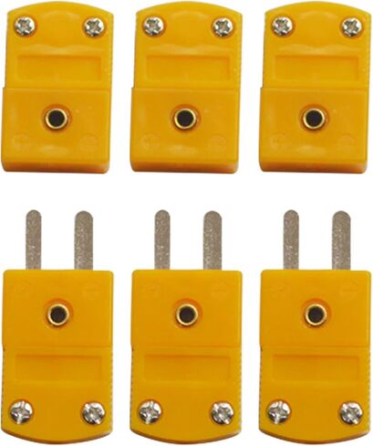 10pcs K-Type Male Female Wire Connectors Plug Thermocouple Temperature Sensors Miniature Socket Cable Connector in Saudi Arabia