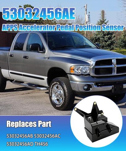 53032456AE APPS مستشعر موضع دواسة الوقود يناسب دودج رام 1500 2500 3500 5.7L HEMI 2003-2004 5.9L محرك الكمون 2003-2004 يستبدل 53032456AB 53032456AC 53032456AD TH456 in Kuwait