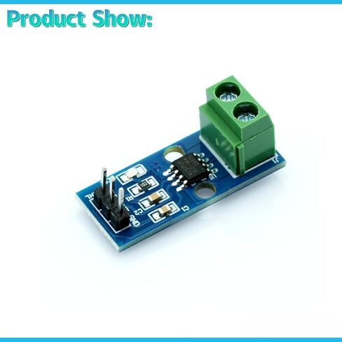 3 Pcs ACS712 5A/20A/30A Range Current Sensor Detector Module with Indicator Light 30A Hall Current Sensor Compatible with for Arduino Raspberry Pi ESP32 STM (30A) in Saudi Arabia