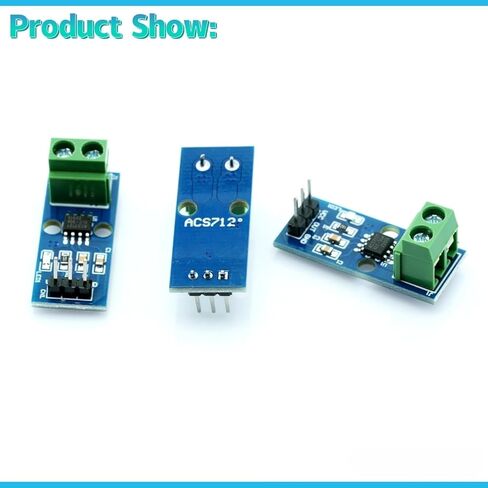3 Pcs ACS712 5A/20A/30A Range Current Sensor Detector Module with Indicator Light 30A Hall Current Sensor Compatible with for Arduino Raspberry Pi ESP32 STM (30A) in Saudi Arabia