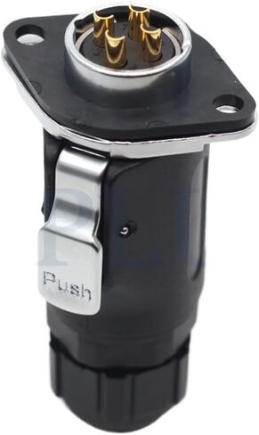 XHP20 Connector 4-Pin Waterproof Male Plug IP67 Industrial Three-Phase Electrical Box Rated Current 30A Flange Female Socket in Saudi Arabia