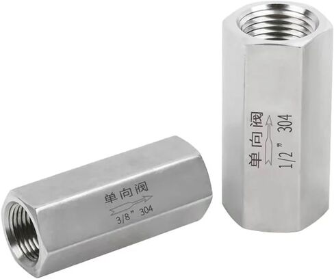 1/8 1/4 1/2 3/4 Inch Stainless Steel Check Valve 24 Bar Steam One Way Non-retrun Valves 1Pcs(1/8") in Saudi Arabia