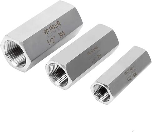 1/8 1/4 1/2 3/4 Inch Stainless Steel Check Valve 24 Bar Steam One Way Non-retrun Valves 1Pcs(1/8") in Saudi Arabia