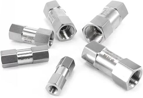 1/8 1/4 3/8 1/2 3/4 1 Inch One Way Non-retrun Check Valves 304 Stainless Steel Check Valve 1Pcs(3/4") in Saudi Arabia