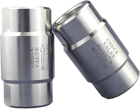 1/8 1/4 1/2 3/4 1 1-1/4 Inch Stainless Steel High Pressure Check Valve 80 Bar One Way Non-retrun Valves 1Pcs(1/2") in Saudi Arabia