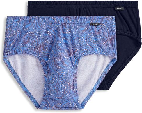 Jockey Men's Underwear Mens Elance Poco Brief - 2 Pack in Kuwait