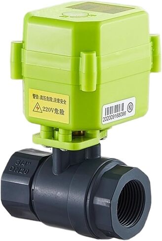 1/2 3/4 1 Inch PVC Electrical Ball Valve AC220v DC12v DC24v Motorized Ball Valves 1Pcs(3/4",DC24V_XY-03K) in Saudi Arabia