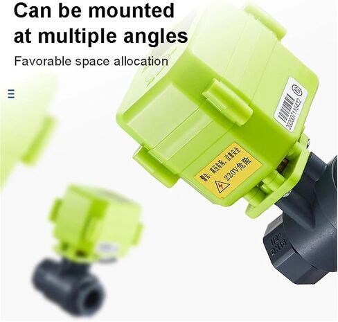 1/2 3/4 1 Inch PVC Electrical Ball Valve AC220v DC12v DC24v Motorized Ball Valves 1Pcs(3/4",DC24V_XY-03K) in Saudi Arabia