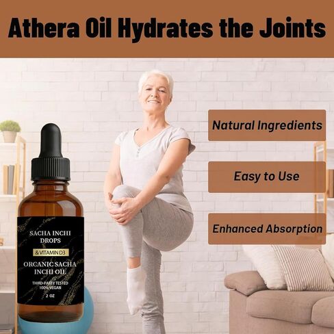 Organic Sacha Inchi, Athera Oil Hydrates The Joints for Menopausal Joint Dryness, Rich in Vitamin D3 (1) in Saudi Arabia
