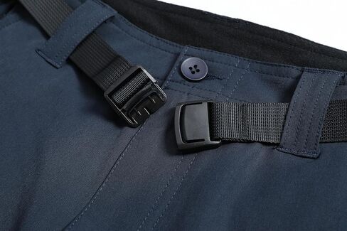 Men's Lightweight Cargo Pants Waterproof Quick Dry Tactical Pants Outdoor Hiking Pants with Belt Navy in Saudi Arabia