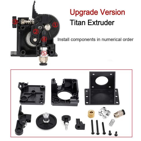 Titan Extruder، متوافق مع V5 وV6 Hotend لـ CR10، Ender 3، سلسلة Mega S X، طابعة ثلاثية الأبعاد DIY 1.75 مم. in Kuwait
