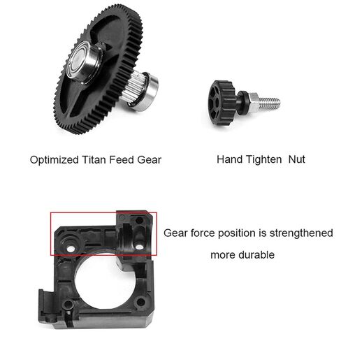 Titan Extruder، متوافق مع V5 وV6 Hotend لـ CR10، Ender 3، سلسلة Mega S X، طابعة ثلاثية الأبعاد DIY 1.75 مم. in Kuwait