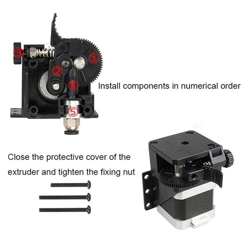 Titan Extruder، متوافق مع V5 وV6 Hotend لـ CR10، Ender 3، سلسلة Mega S X، طابعة ثلاثية الأبعاد DIY 1.75 مم. in Kuwait