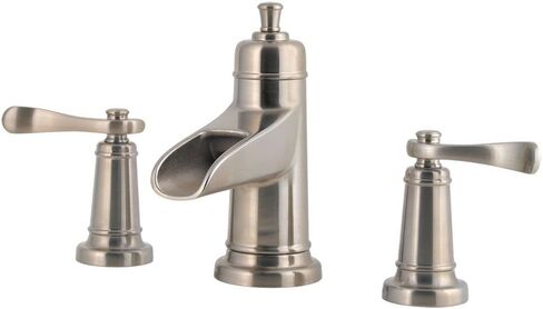 Pfister LF049YW2K Ashfield 2-Handle 8" Widespread Bathroom Faucet in Brushed Nickel, Water-Efficient Model in Saudi Arabia