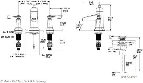 Pfister LF049YW2K Ashfield 2-Handle 8" Widespread Bathroom Faucet in Brushed Nickel, Water-Efficient Model in Saudi Arabia