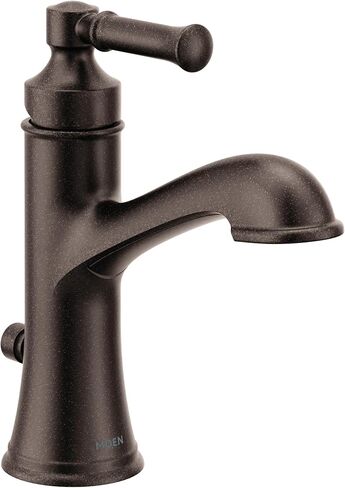 Moen 6803BN Dartmoor Single Handle Bathroom Sink Faucet with Optional Deckplate, Brushed Nickel, 1 Count (Pack of 1) in Saudi Arabia