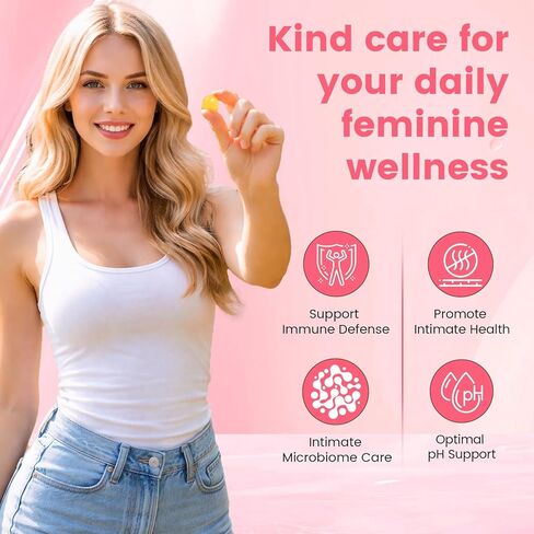 Nuora Feminine Balance Gummies– pH Balance for Women & Vaginal Probiotics – Supports Digestive Health & Immunity – Probiotics for Women & Vitamins – Hawaiian Pineapple, Vegan, Gluten-Free, 60 C in Saudi Arabia