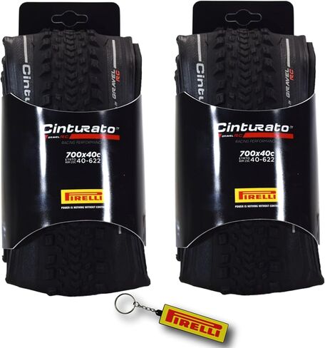 إطار دراجة Pirelli Cinturato Gravel RC 40-622 (700 x 40c) - تصميم خاص لسباقات الحصى لأداء احترافي - سرعات أعلى - قبضة جانبية معززة in Saudi Arabia