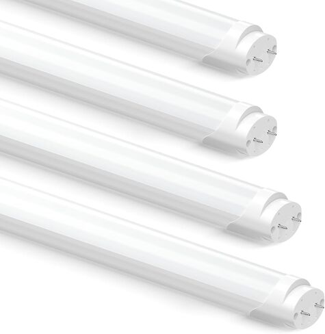 CYLYT Fluorescent Light Bulbs 48 inch, T8 LED Bulb 4 Foot Type A+B Replacement for F32T8 or F40T12 Tube, 26W 3400LM 4100K Cool White, Double or Single End Powered, 4-Pack in Saudi Arabia