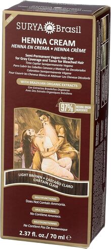 كريم الحناء البني الفاتح Surya Nature, Inc، 2.31 أونصة كريم in Kuwait