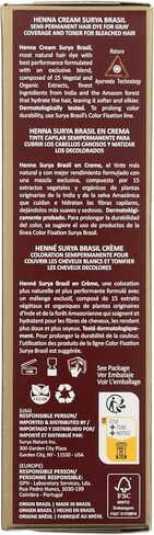 كريم الحناء البني الفاتح Surya Nature, Inc، 2.31 أونصة كريم in Kuwait