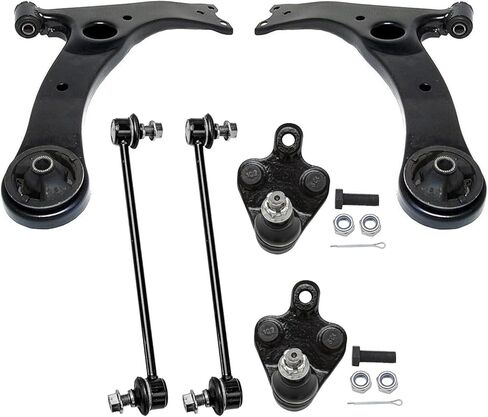 Detroit Axle - RWD Front Upper Control Arm w/Ball Joints Sway Bar End Links Outer Tie Rods Replacement for 1994-1999 Dodge Ram 1500 2500 3500 in Saudi Arabia