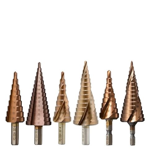 M35 Spiral Straight Grooved Triangle Hex Quick Change 1Pcs(5-21mm(9 Steps)) in Kuwait
