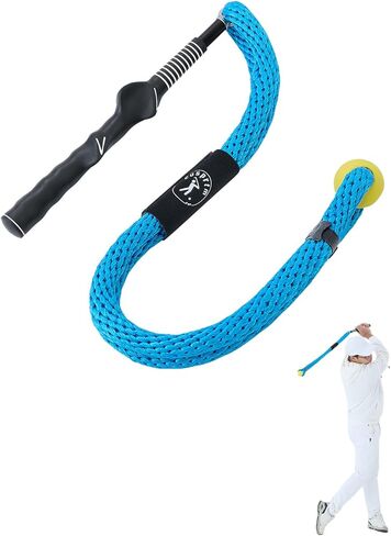 Golf Rope Swing Trainer, Professional Golf Swing Rope Training Aid to Improve Speed, Tempo, Rhythm, Flexibility and Strength, Golf Warm-Up Practice Equipment for Golfers of All Levels in Saudi Arabia