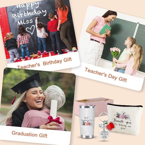 Teacher Appreciation Gifts, Teacher Gifts for Women, Teacher appreciation weeks gifts,Teacher Birthday Gifts, Best Teacher Gifts for women- Tumbler Stainless Mug with Lid in Saudi Arabia