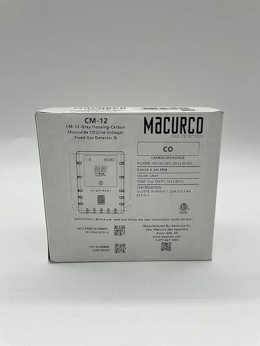 Macurco CM-6-CH CM-6 / CM-12 غطاء معايرة أول أكسيد الكربون in Saudi Arabia