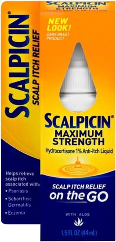 Scalpicin Max Strength Scalp Itch Treatment, 1.5 Ounce in Kuwait