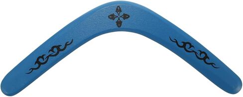 Toddmomy Professional Wooden Returning Boomerang for Adults Shaped Flying Disc for Outdoor Play Easy to Throw and Catch for Boys in Saudi Arabia