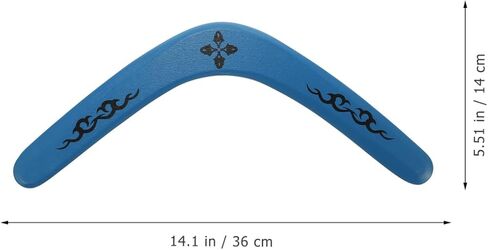 Toddmomy Professional Wooden Returning Boomerang for Adults Shaped Flying Disc for Outdoor Play Easy to Throw and Catch for Boys in Saudi Arabia
