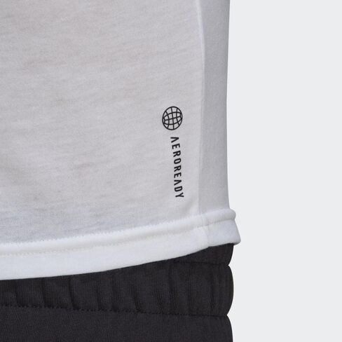 adidas Unisex Hyperglam AEROREADY Crop Tank Top - Training, Shirts White in Saudi Arabia