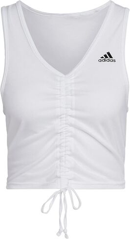 adidas Unisex Hyperglam AEROREADY Crop Tank Top - Training, Shirts White in Saudi Arabia