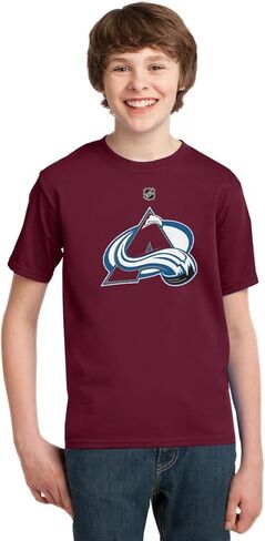 Outerstuff Colorado Avalanche Youth Boys Primary Team Logo T-Shirt in Saudi Arabia