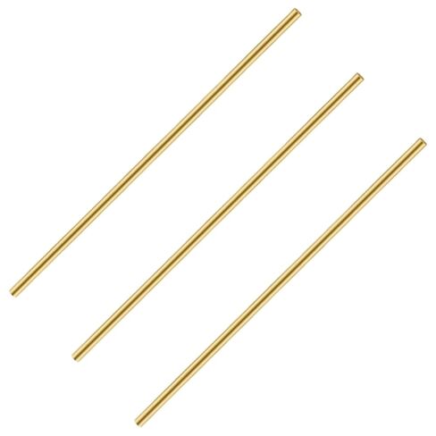 Gallery Rails for Shelves 3 Pcs 1/5" Diameter 11.8" Length Railing Rods Hardware for Glass Display Cabinet and Shelf Spindle Replacement in Saudi Arabia