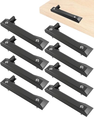 8 قطع أقدام تثبيت متوافقة مع ToughBuilt StackTech - مرابط وأقواس تثبيت متوافقة مع صناديق أدوات StackTech، أسود in Kuwait