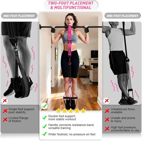 Upgraded Pull Up Assistance Bands for Women, Heavy Duty Resistance Bands with Handles, Exercise Band with Door Anchor, Workout Band Set for Pull Up Bar, Full Body Sculpting,Muscle Training, Home Gym in Saudi Arabia