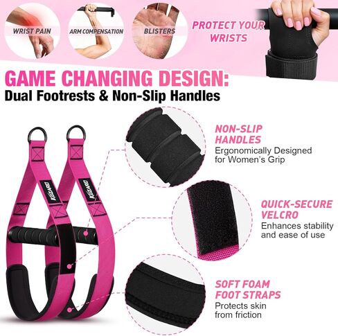 Upgraded Pull Up Assistance Bands for Women, Heavy Duty Resistance Bands with Handles, Exercise Band with Door Anchor, Workout Band Set for Pull Up Bar, Full Body Sculpting,Muscle Training, Home Gym in Saudi Arabia