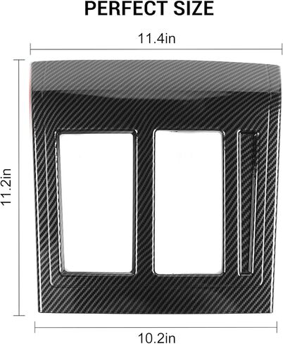 Jimen Compatible with 2007-2012 Dodge Nitro Gear Shift Panel Cover Interior Trim (Red) in Saudi Arabia