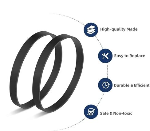 Vacuum Cleaner Belts, 2-Pack Upright Vacuum Replacement Belt Compatible with Bissell PowerForce Compact Lightweight Models 2112, 3437F, 1520, 2690,1520,23T7 | Fits Part #1604895 in Saudi Arabia