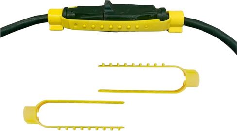 3 Pack Universal CordClamp – Extension Cord Safety Connector Cover & Outdoor Extention Cord Safety Holder for Secure Tool Plug to Extension Cord Connection (3) in Saudi Arabia