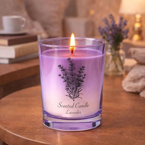 Mothers Day Gifts, Lavender Soy Candle for Women, Mothers Day Candles from Daughter Son, Anniversary Couple Gifts, Home Scented Aromatherapy Candle in Saudi Arabia