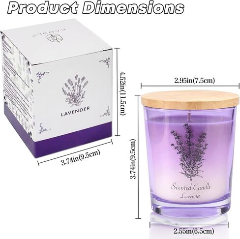 Mothers Day Gifts, Lavender Soy Candle for Women, Mothers Day Candles from Daughter Son, Anniversary Couple Gifts, Home Scented Aromatherapy Candle in Saudi Arabia