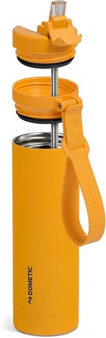 Dometic 34 oz Insulated Sip Bottle | Stainless Steel Drinkware with Covered Sip Straw Lid | Ocean in Saudi Arabia