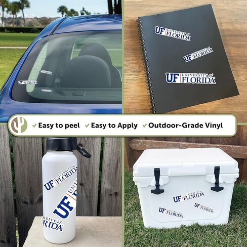 Desert Cactus University of Florida Sticker Gators Vinyl Decals Laptop Water Bottle Car Scrapbook Sheet T3 (Type 3-7) in Saudi Arabia