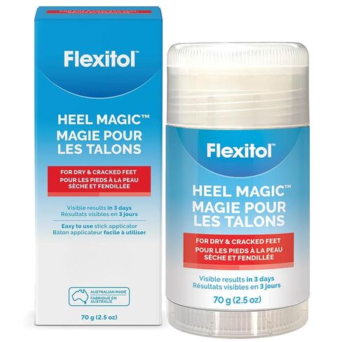 Flexitol Heel Magic For Dry Skin or Rough Heels with Shea Butter & Vitamin E, 2.5 Ounce in Saudi Arabia