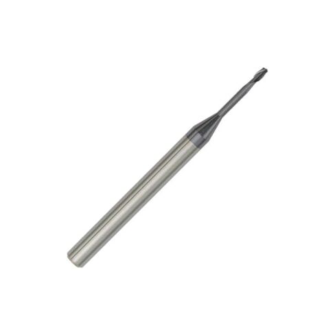WIDIA Hanita 7N2200801RJ Vision Plus Micro 7N22 HP Hard Material End Mill, 0.8 mm Cutting Diameter, Carbide, TiAlN, RH Cut, Straight Shank, 2-Flute in Saudi Arabia